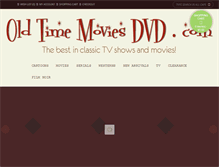 Tablet Screenshot of oldtimemoviesdvd.com